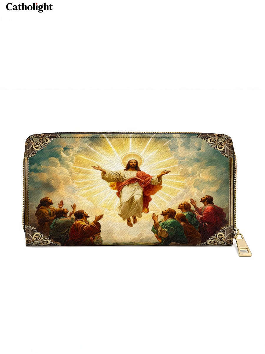 Catholight  The Glorious Ascension Leather Wallet Purse