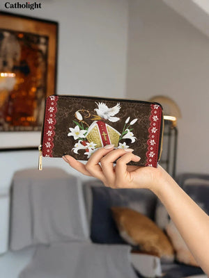 Catholight  The Bishop's Grace Leather Wallet Purse