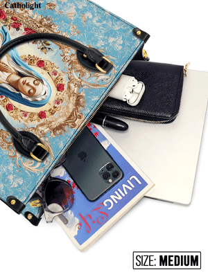 Catholight  Our Lady of Grace Leather Bag