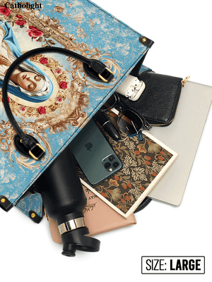 Catholight  Our Lady of Grace Leather Bag