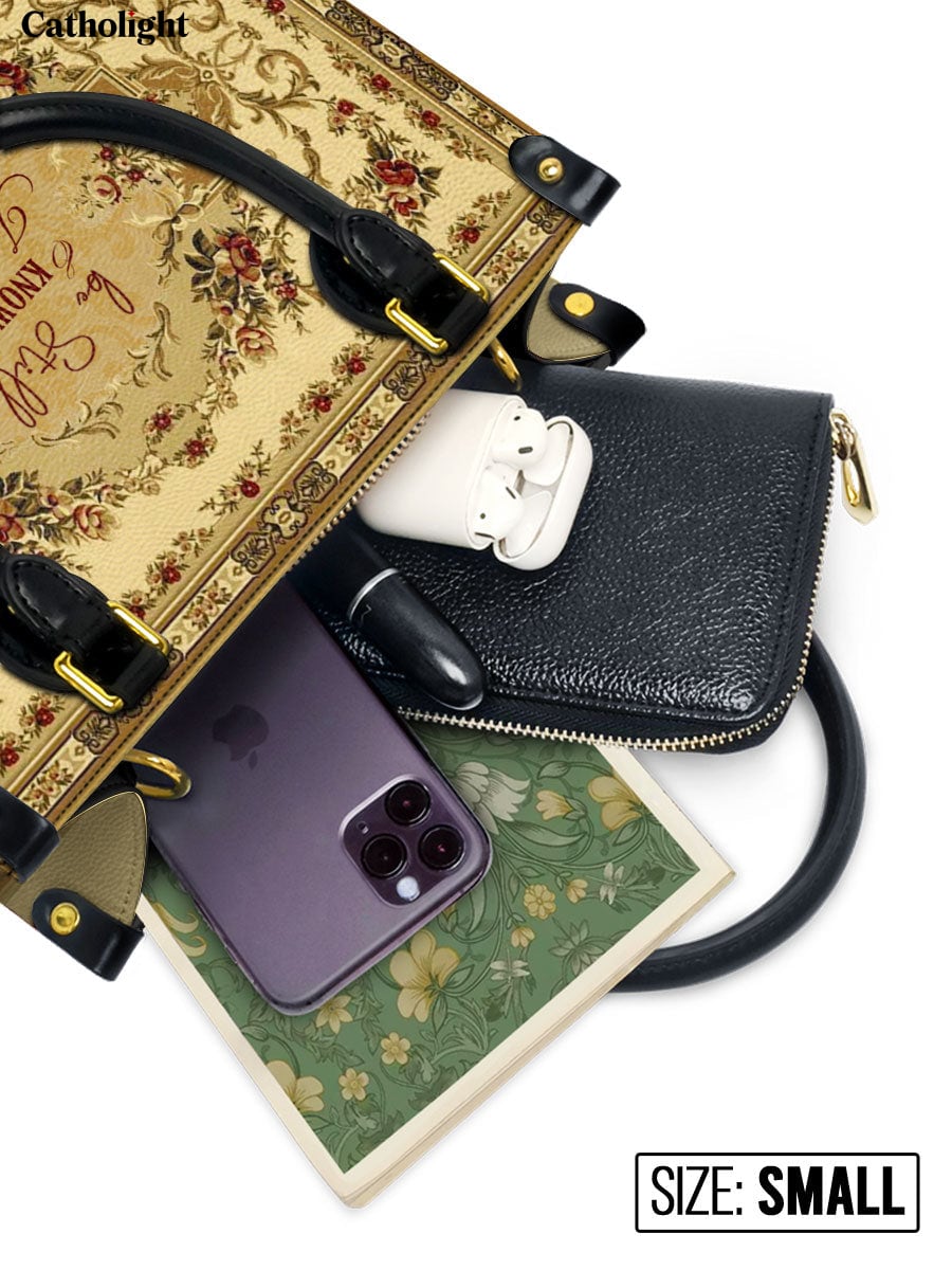 Catholight  Psalm of Peace Leather Bag