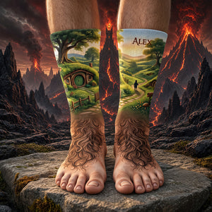 Mystic Realm Adventure Middle Tube Socks - Personalized Gifts For Fantasy Lovers 01NADT220926