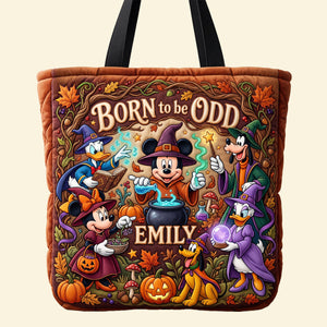 Born To Be Odd Tote Bag - Personalized Gifts For Witch Lover Tote Bag 01PATN290726