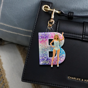 Custom Initial Letter Acrylic Keychain - Personalized Gifts For Fans 05NAPU110625