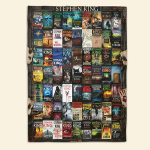 Horror Author Collection Blanket  - Personalized Gifts For Horror Lovers Blanket 02HULU021026