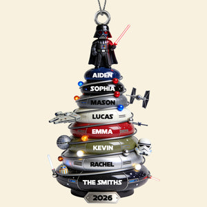 Epic Space Tree Acrylic Ornament - Personalized Gift For Christmas 03TODT220926