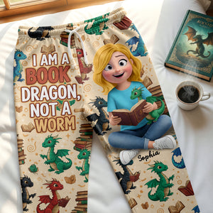 Book Dragon Pajama Pants - Personalized Gifts For Book Lovers 05naqn171225