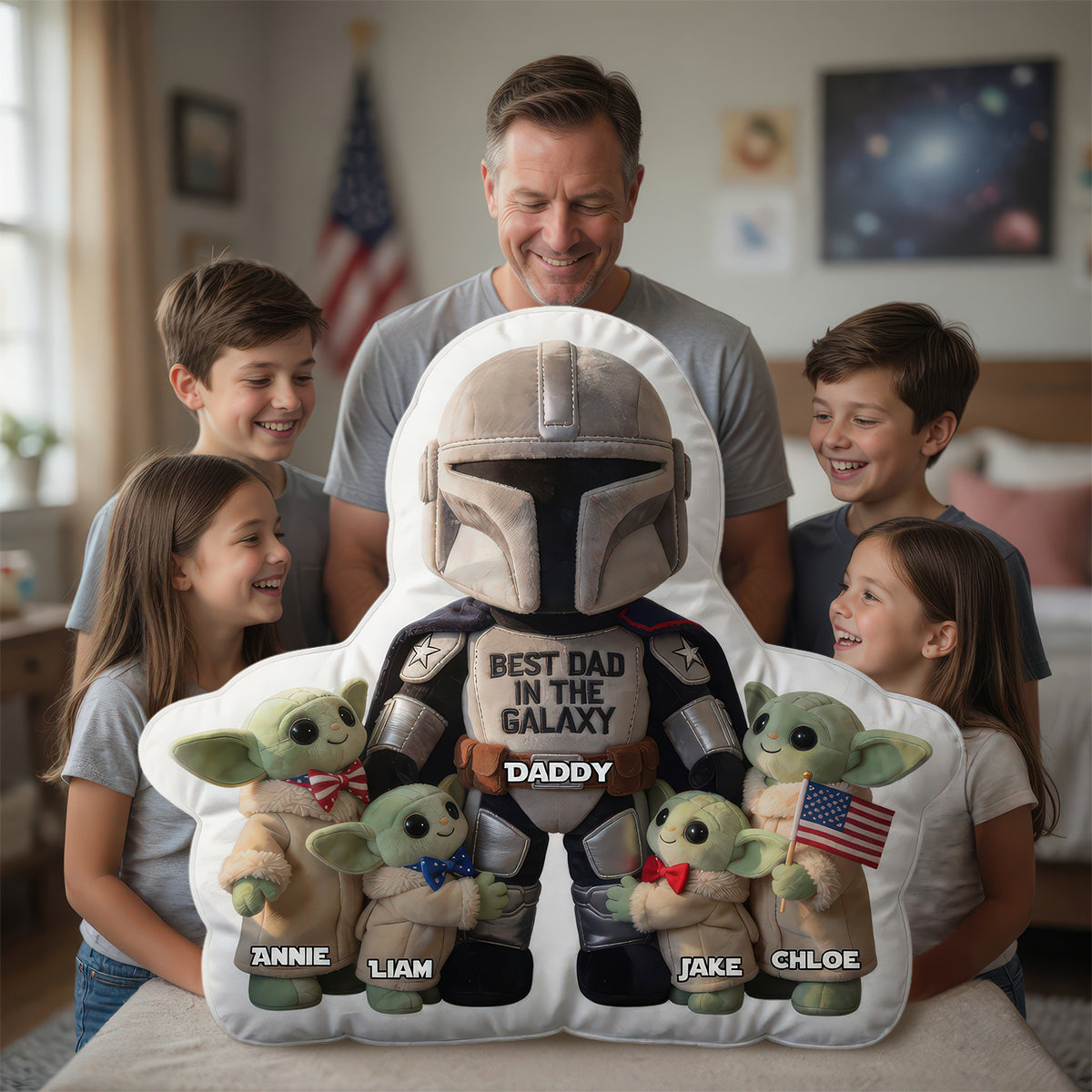 Freedom Legacy Dad Pillow - Personalized Gifts For Dads 05PGDH180526