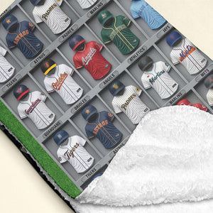 Sport Teams Uniform Blanket - Personalized Gifts For Sport Fans Blanket 04HUDT200326