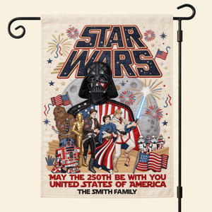 USA 250th Anniversary Garden Flag - Personalized Gifts For Patriotic Family 04nadt020626
