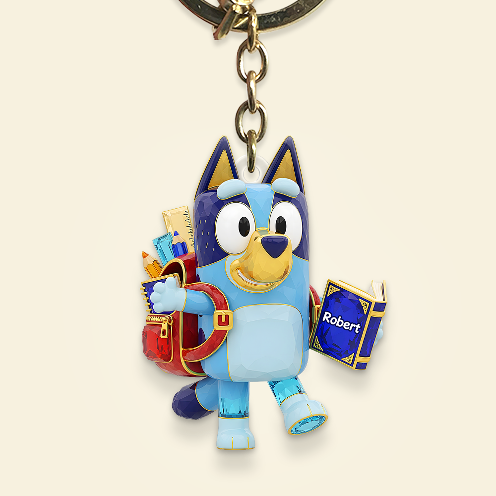 Little Dog Keychain - Personalized Gifts For Kids 02ohpu140625