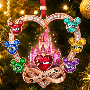 Grandma Blessed With Love Christmas Ornament - Personalized Gifts For Grandma 05nadt240826-Homacus