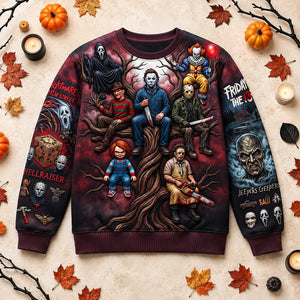 Midnight Slasher 3D Shirt - Personalized Gifts For Horror Lovers 01tydt110826