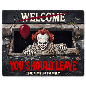 Scary Doormat Halloween - Personalized Gifts For Family 02totn100826
