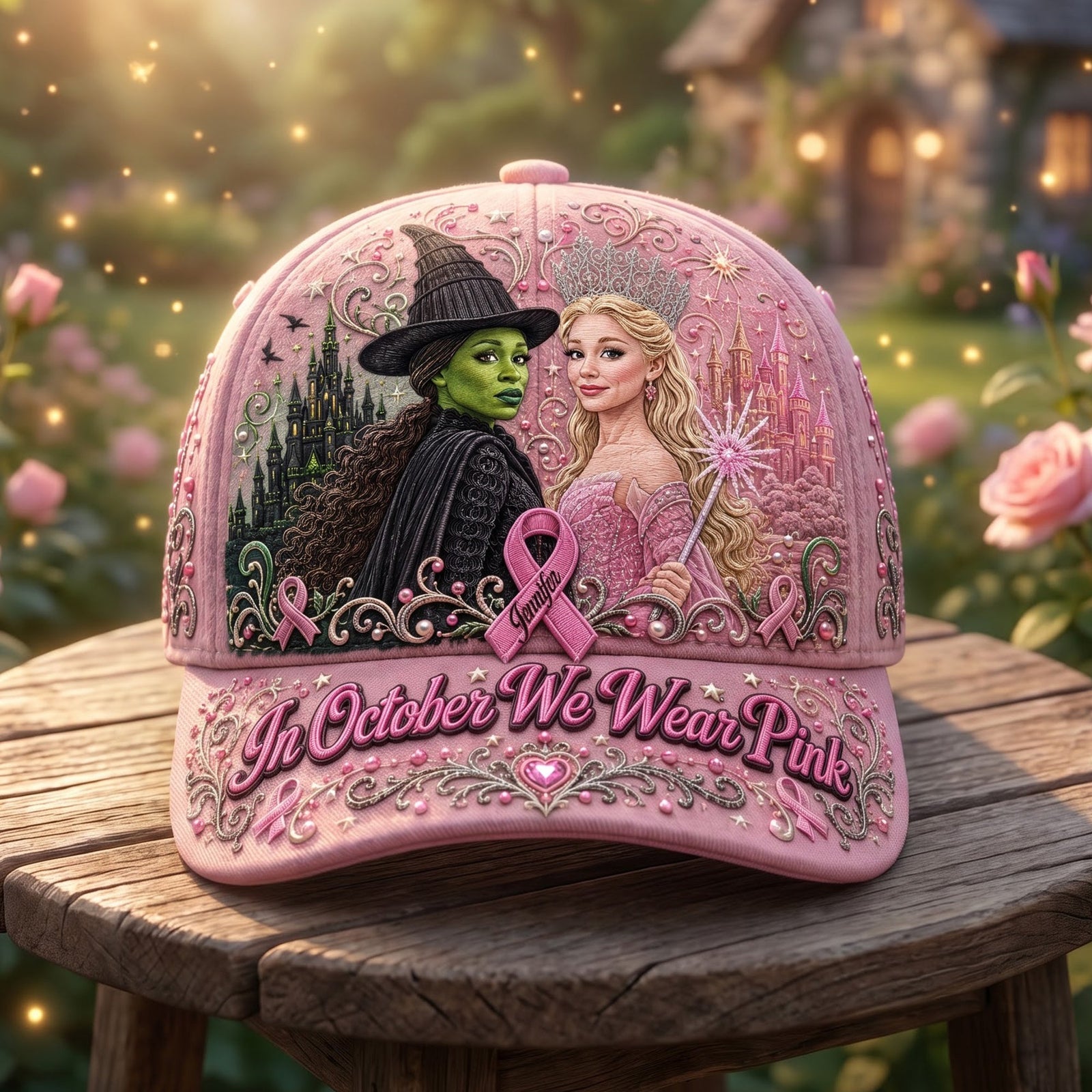 Pink Spell Strength Classic Cap - Personalized Gifts 03naqn120826