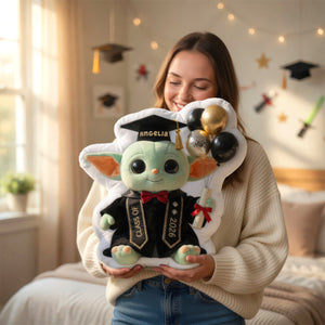 Cute Graduation Scholar Shaped Pillow - Personalized Gift For Graduation 05PGDH140526
