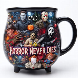 Halloween Villain Ceramic Cauldron Mug - Personalized Gifts For Halloween Cauldron Mug 04TYQN180826