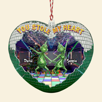Couple Disco Christmas Ornament Personalized Gifts For Couple 02TGDT120925