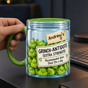 Mischief Antidote Extra Strength Accent Mug - Personalized Gifts 01hudt191026