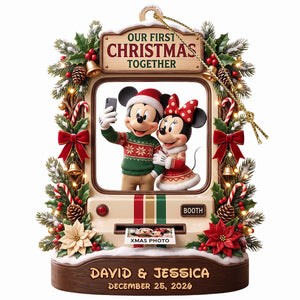 Our First Christmas Together Ornament - Personalized Gifts For Couple 07todt010826
