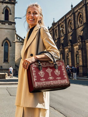 Catholight  Liturgical Elegance Leather Bag