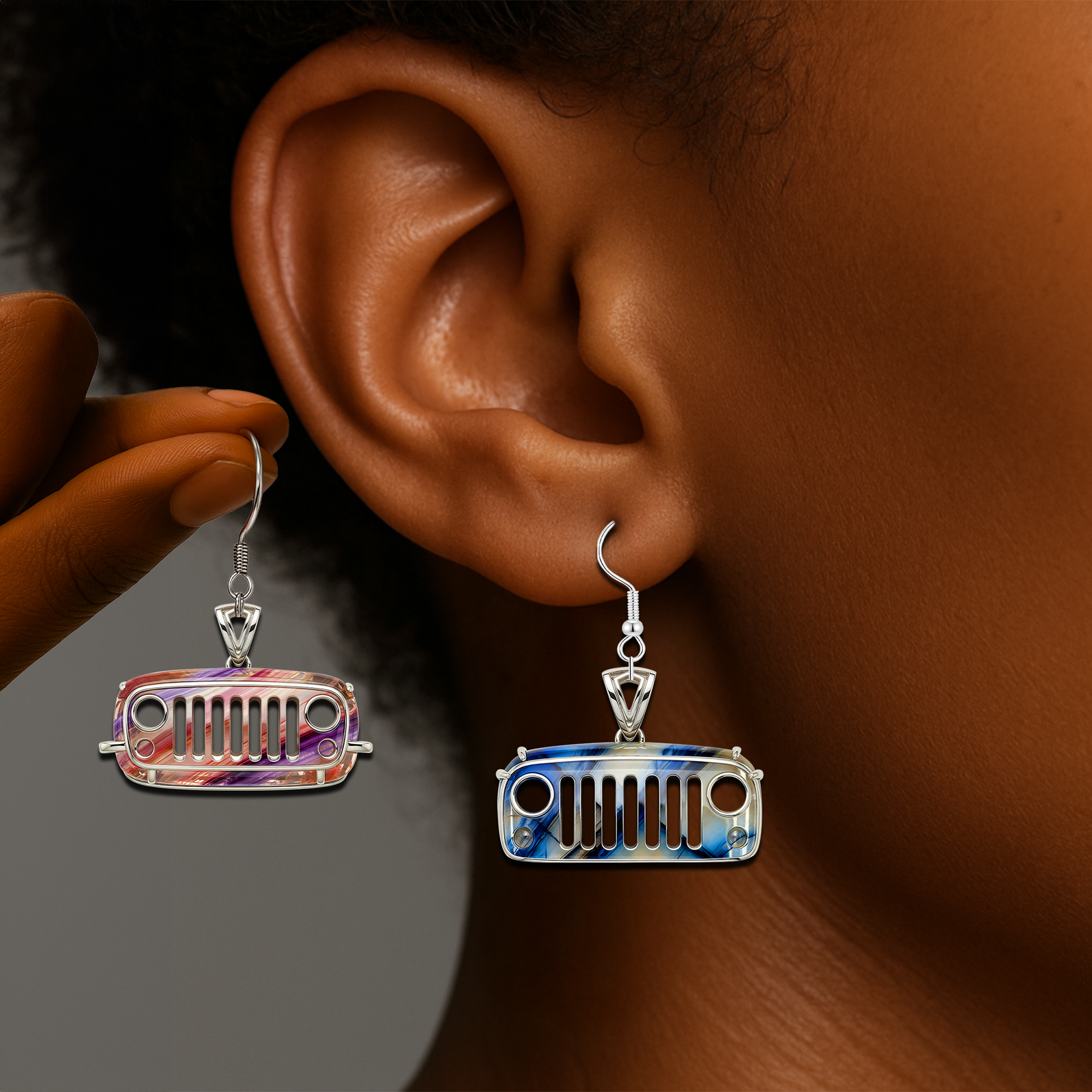 Off-road Aesthetic Earrings - Personalized Gifts For Off-road Girl 04QHLU120725