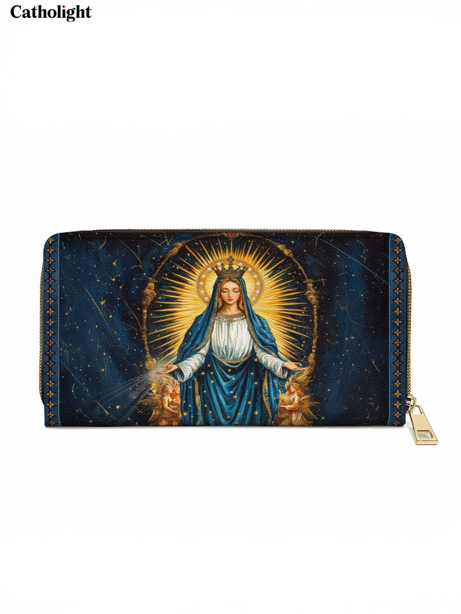 Catholight  Celestial Devotion Leather Wallet Purse