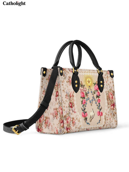 Catholight  Roses of the Rosary Leather Bag