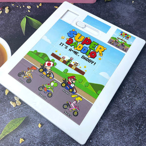Super Dad Sliding Puzzle - Personalized Gifts For Dad 042nati050425-Homacus