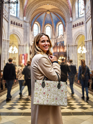 Catholight  The Timeless Faith Leather Bag