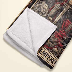 Metallica Rock Emperor Tarot Blanket - Personalized Gifts For Music Lovers 05hutn291026