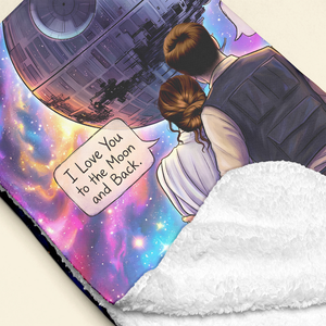 Cosmic Couple Blanket Personalized Gifts For Couple 01HUDT241125