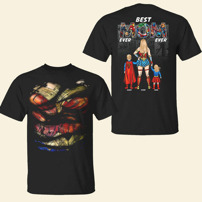 Personalized Gifts For Mom Shirt Best Mom Ever-Homacus