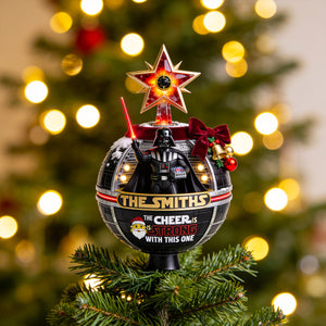 Empire Celebrates The Holidays Tree Topper - Personalized Christmas Gifts For Family 04hadt190826