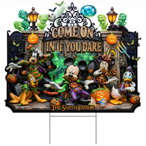 Scared Squad Yard Sign - Personalized Halloween Decor 03QHDT030826