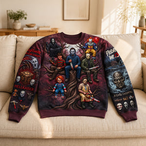 Midnight Slasher 3D Shirt - Personalized Gifts For Horror Lovers 01tydt110826