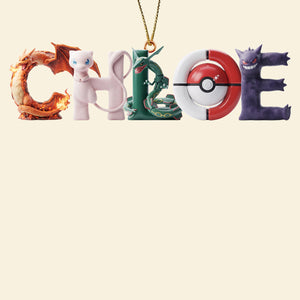 Adventure Alphabet Custom Name Ornament - Personalized Gifts For Christmas Ornament 04OHDT160926