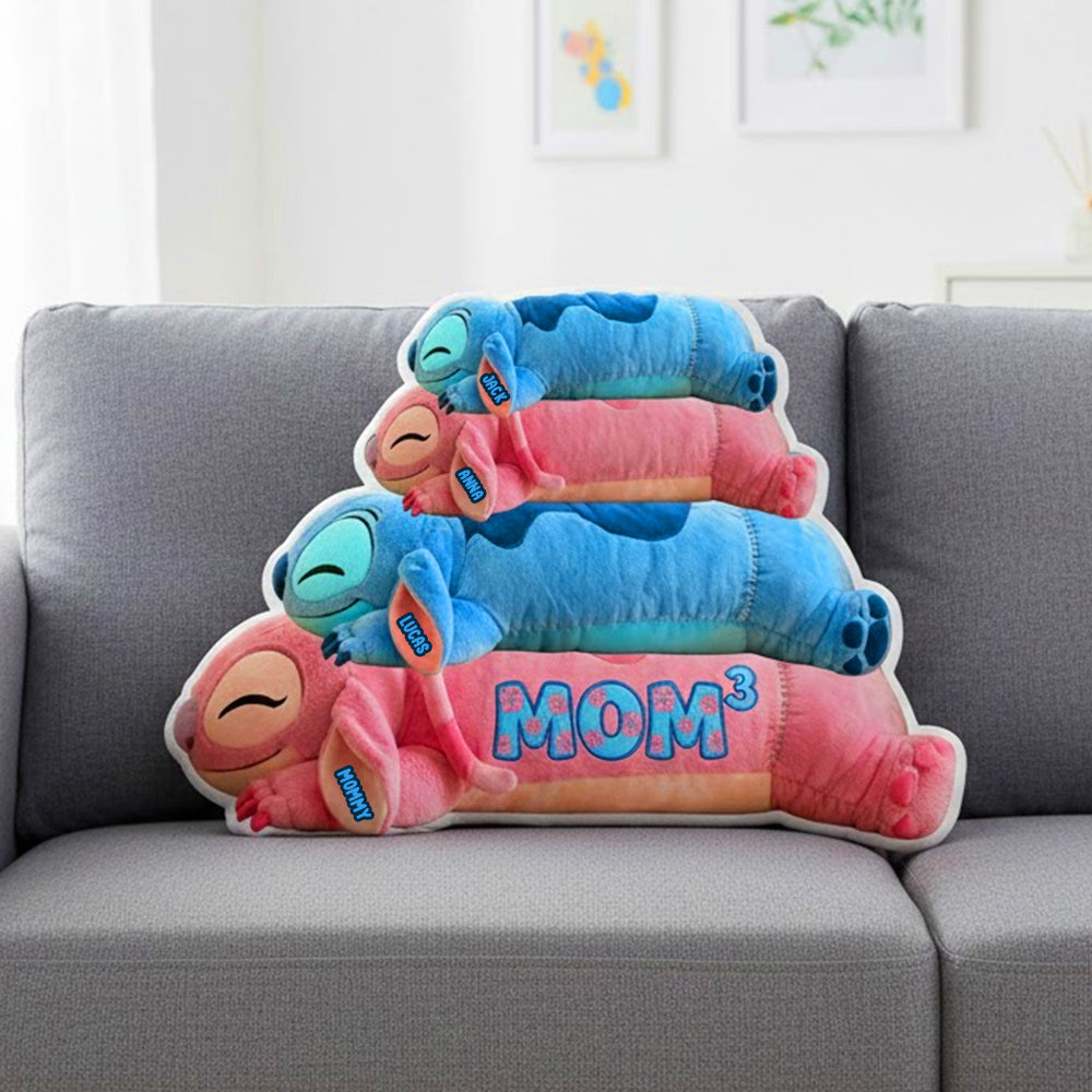 Rely On Mom Shaped Pillow, Personalized Gifts For Mom 03qhtn161225