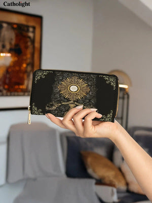 Catholight  The Corpus Christi Elegance Leather Wallet Purse