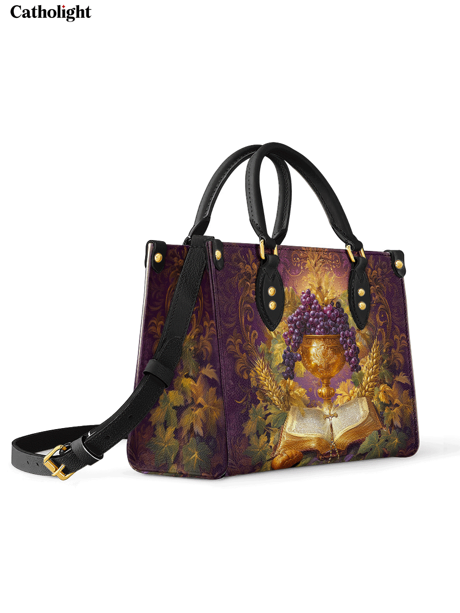 Catholight  The Chalice of Abundance Leather Bag