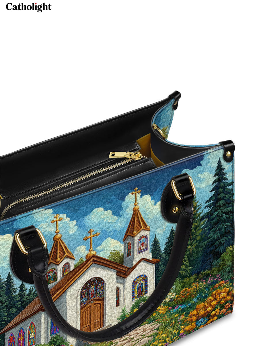 Catholight  Path to Faith Leather Bag