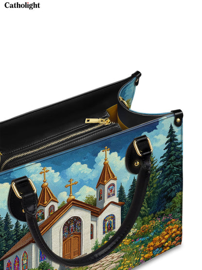 Catholight  Path to Faith Leather Bag