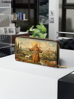 Catholight  The Spirit of Nature Leather Wallet Purse