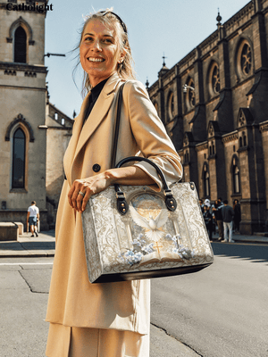 Catholight  Sanctuary of the Holy Spirit Leather Bag