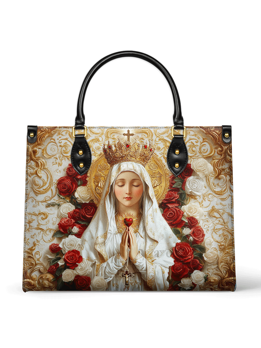 Catholight Lady of Fatima Elegance Leather Bag