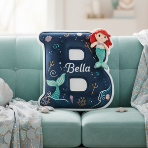 Ocean Alphabet Custom Shaped Pillow - Personalized Gifts For Kid 03kita191225