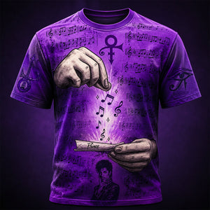 Prince The Musician Music Addict 3D Shirt, Personalized Gifts 02qhdt190826