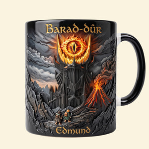 Mystical Realm Map Coffee Mug - Personalized Gift For Fantasy Lovers 01HUTN220826