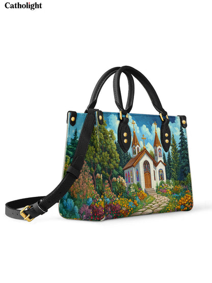 Catholight  Path to Faith Leather Bag