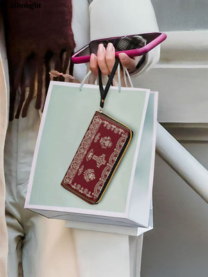 Catholight  Liturgical Elegance Leather Wallet Purse
